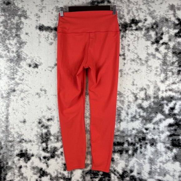 Carbon 38 Leggings Women's Size Medium Red Poly Stretch Activewear‎ Stretch - Picture 2 of 9